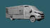 Фургон электромобиль на базе Iveco Daily Electric модель в масштабе 1:18