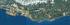 Макет Черноморского побережья в окрестностях Геленджика в масштабе 1:33000
