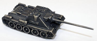 Модель танка СУ-100 из латуни масштабная модель