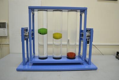 Учебный экспонат - Вязкость жидкостей масштабная модель