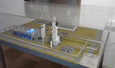 Макет Газоперерабатывающего завода масштабная модель