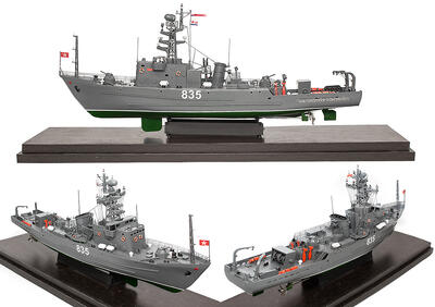 Рейдовый морской тральщик, проекта 266 масштабная модель