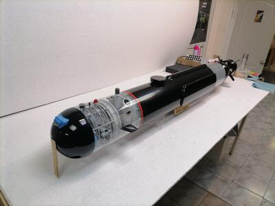 Беспилотная атомная подводная лодка АНПА «Сарма» масштабная модель