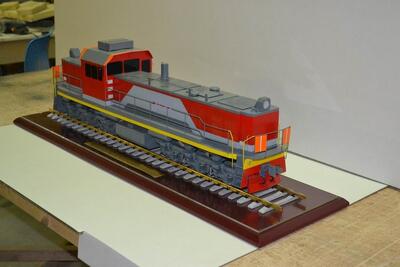 Модель локомотива ТЭМ(28) масштабная модель