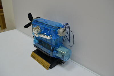 Учебный макет 4-х цилиндрового двигателя масштабная модель