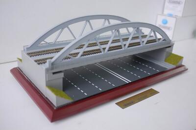 Макет моста МКЖД (Москва) масштабная модель