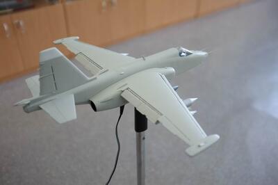 Модель Су-25 без шасси масштабная модель