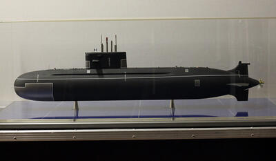 Модель дизельной подводной лодки 
