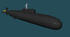 Подводная лодка проекта 945а модель в масштабе 1:140