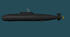 Подводная лодка проекта 945а модель в масштабе 1:140