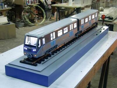Макет вагона метрополитена (81)740(741) масштабная модель