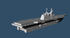 Универсальный десантный корабль проекта 23900 модель в масштабе 1:700