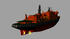Атомный ледокол «50 лет Победы» проекта 10520 модель в масштабе 1:200