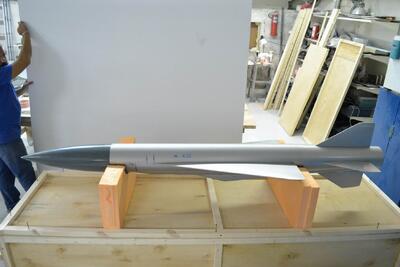 Макет ракеты Х-22 масштабная модель