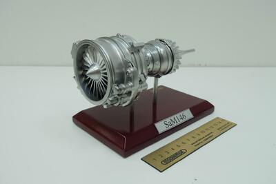 Модель двигателя SaM146 масштабная модель