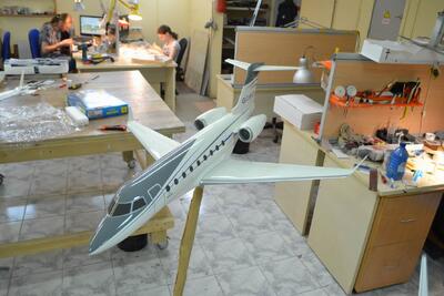 Модель самолета Gulfstream G280 масштабная модель