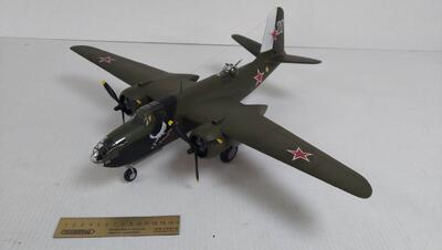 Модель бомбардировщика Бостон А-20 масштабная модель