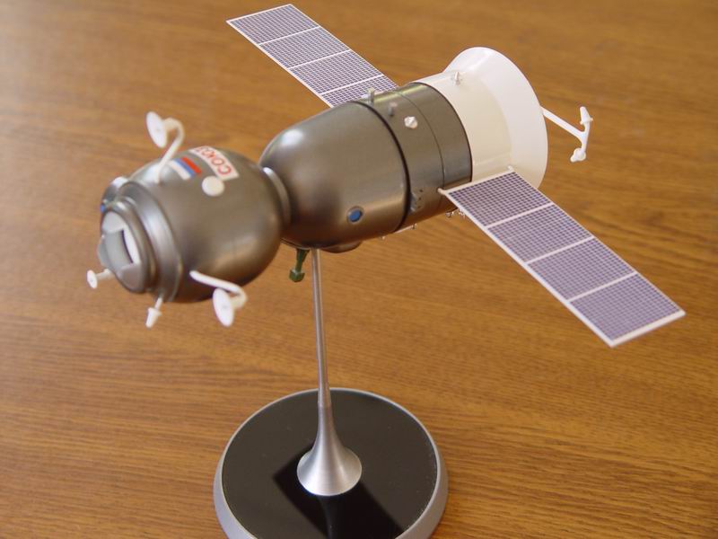Soyuz MS spacecraft model